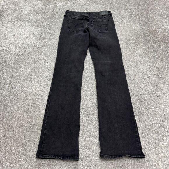 Levi's 315 Shaping Bootcut Denim Jeans Women 28 Black Mid Rise Stretch 28x33 - Picture 2 of 16